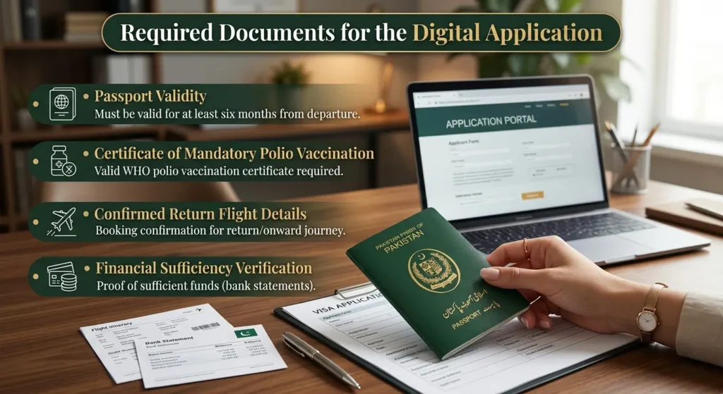 Required Documents for the Digital Application