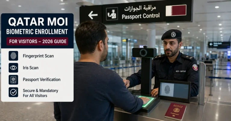 MOI Qatar Biometric Enrollment for Visitors