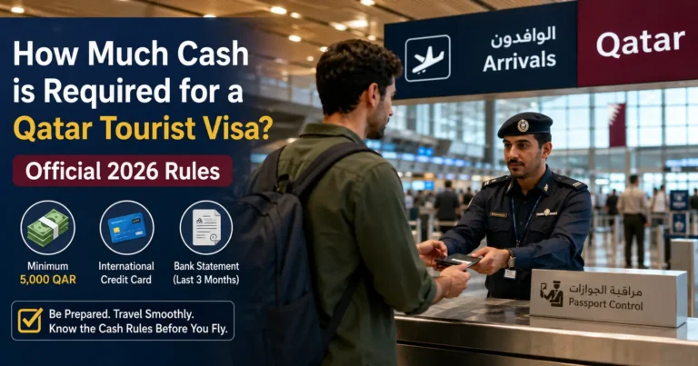 How Much Cash Required For Qatar Tourist Visa? Official 2026 Rules