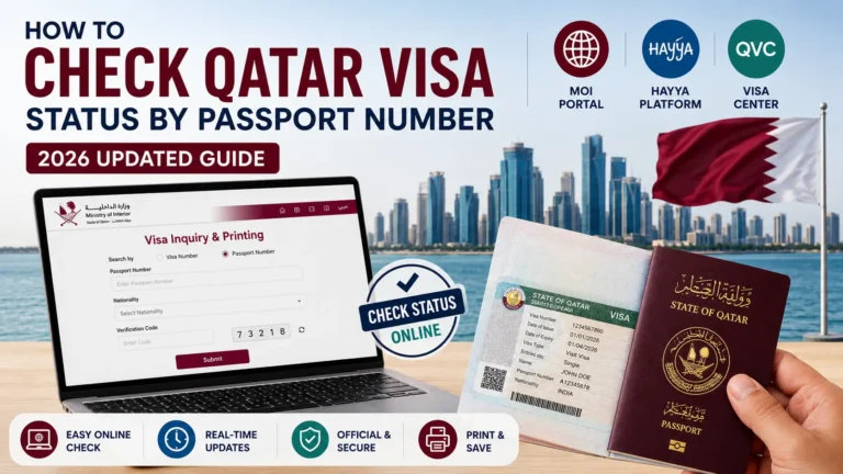How to Instantly Check Qatar Visa Status by Passport Number in 2026
