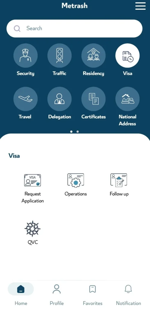 Metrash Visa