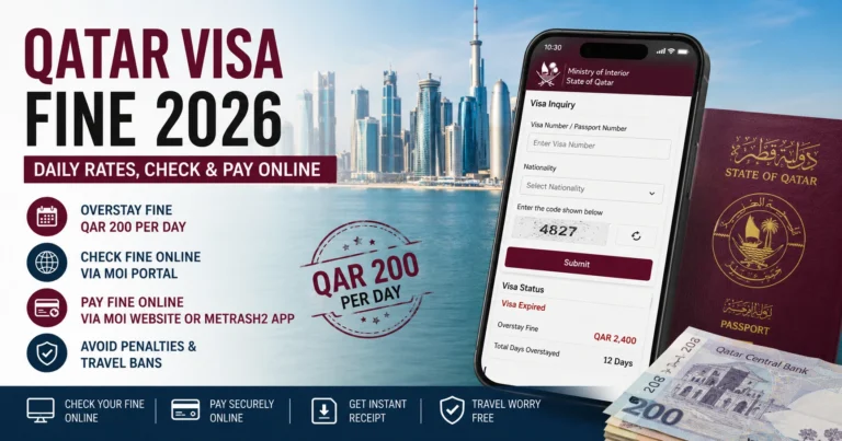 Qatar Visa Fine