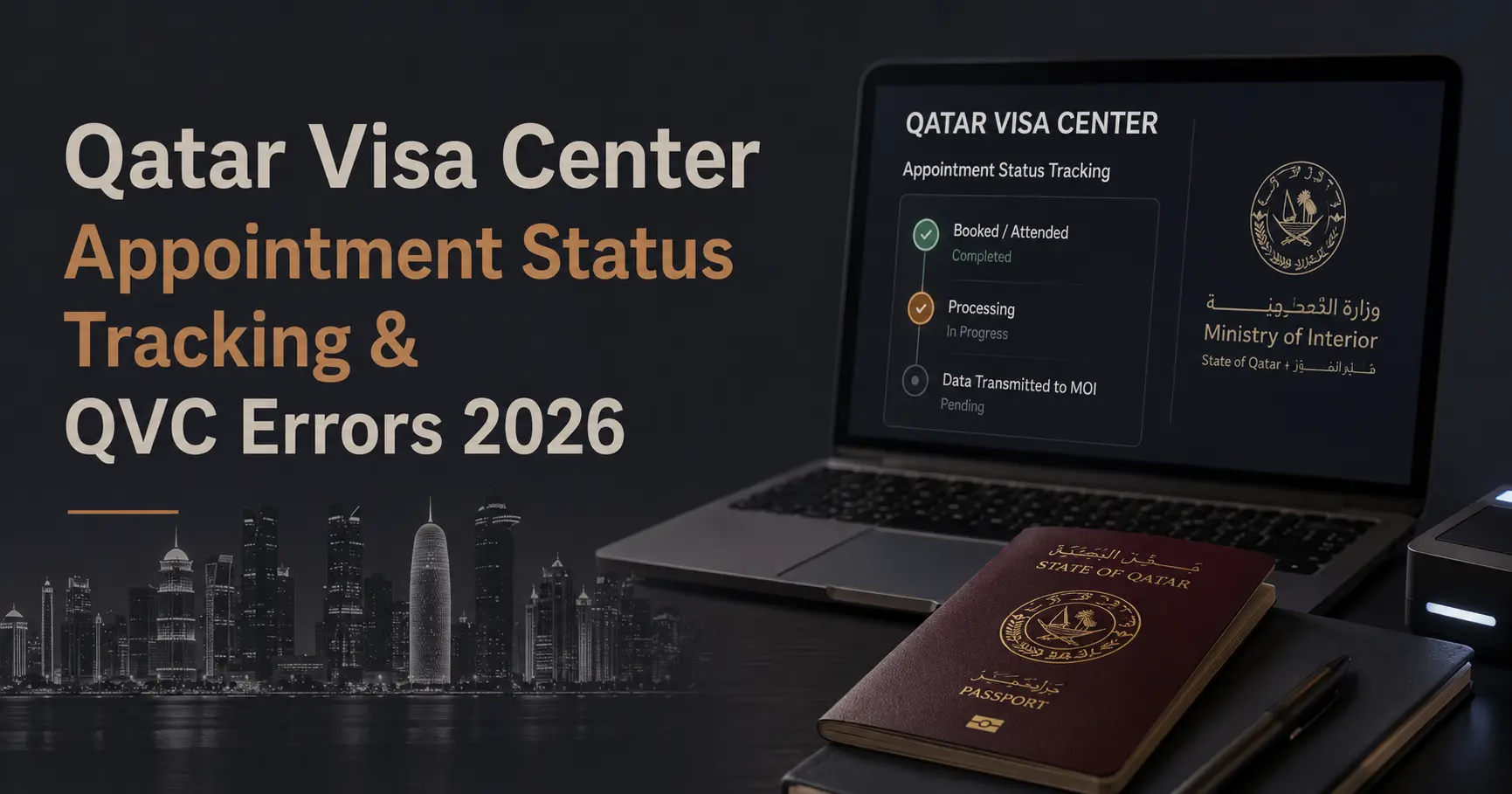 Qatar Visa Center Appointment Status Tracking