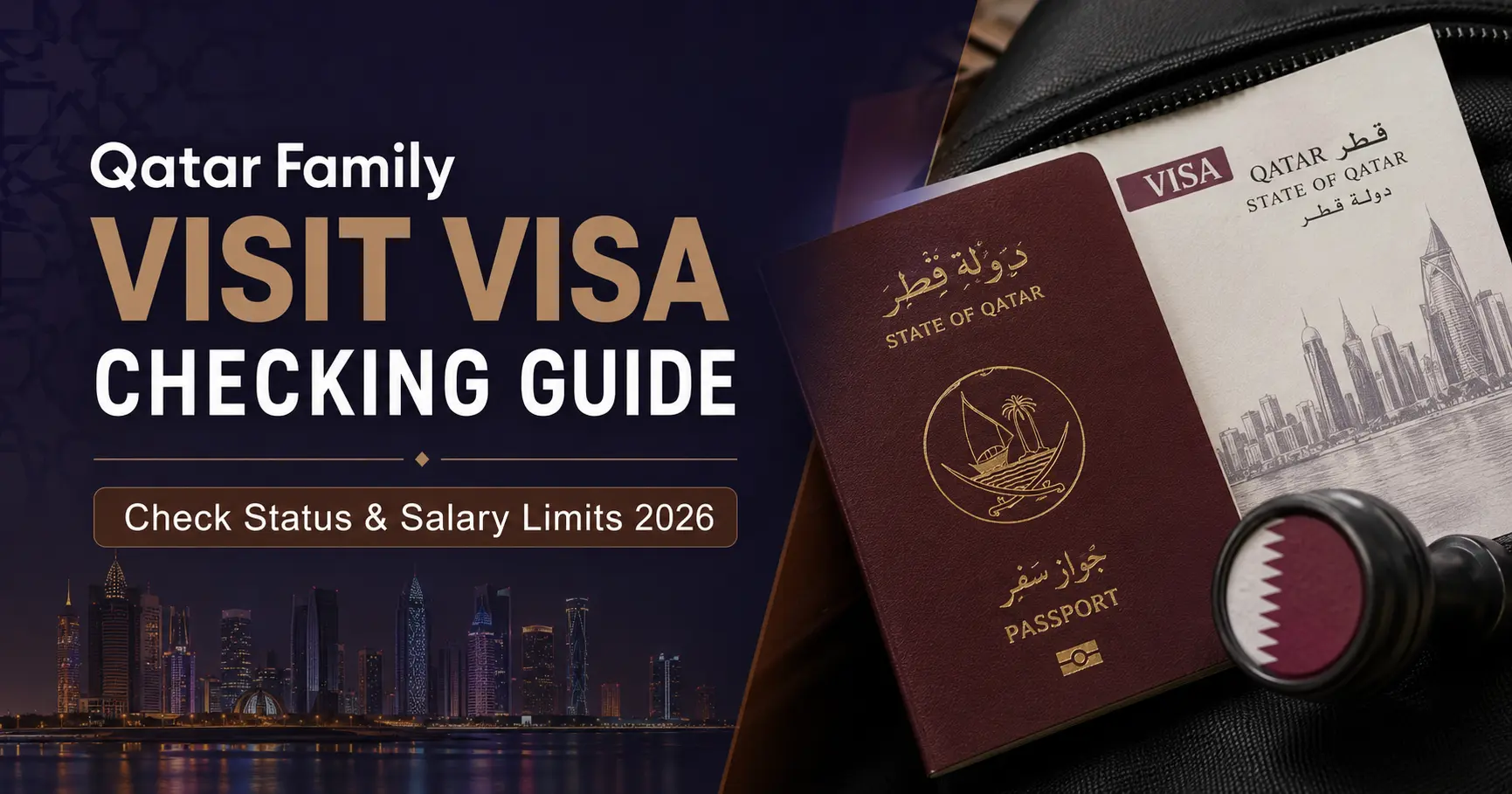 Qatar family visit visa checking