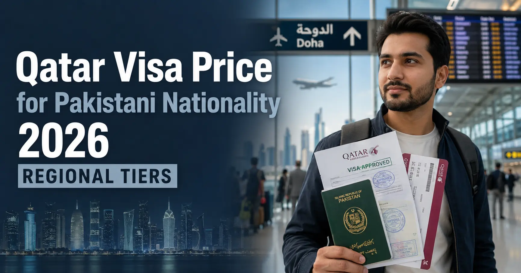 Qatar Visa Price for Pakistani Nationality