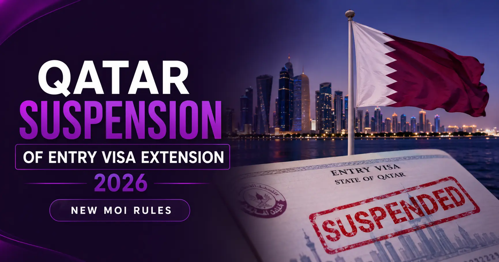 Qatar Suspension of Entry Visa Extension 2026