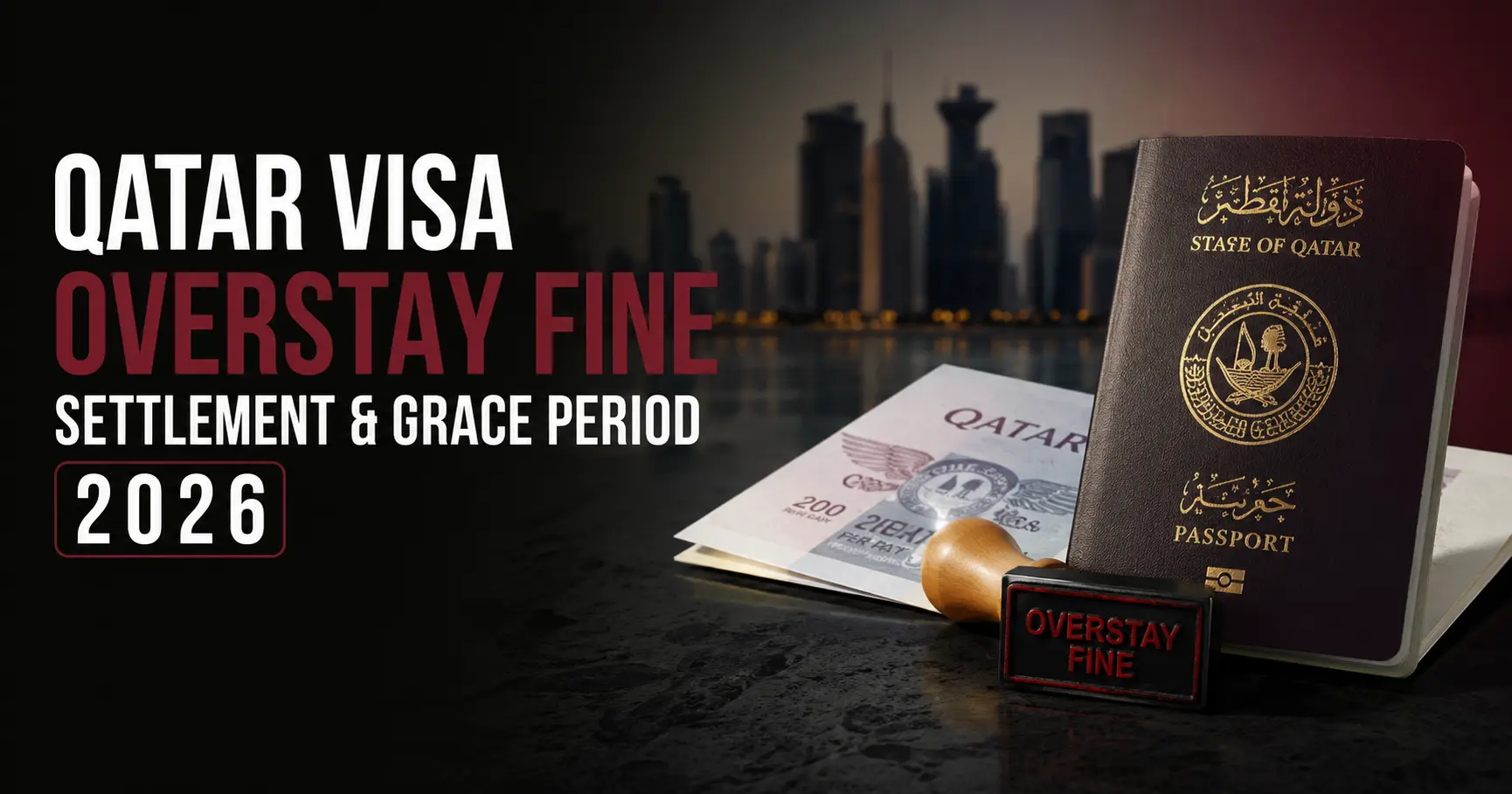 Qatar Visa Overstay Fine Settlement & Grace Period 2026